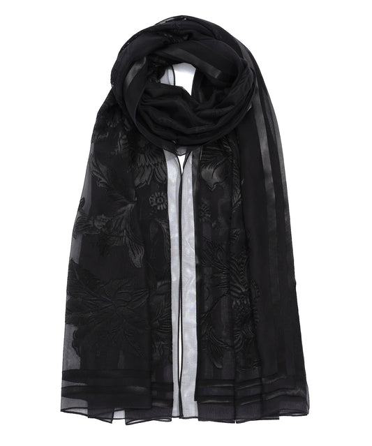 Sunkissed Silhouette Occasion Wrap in color black