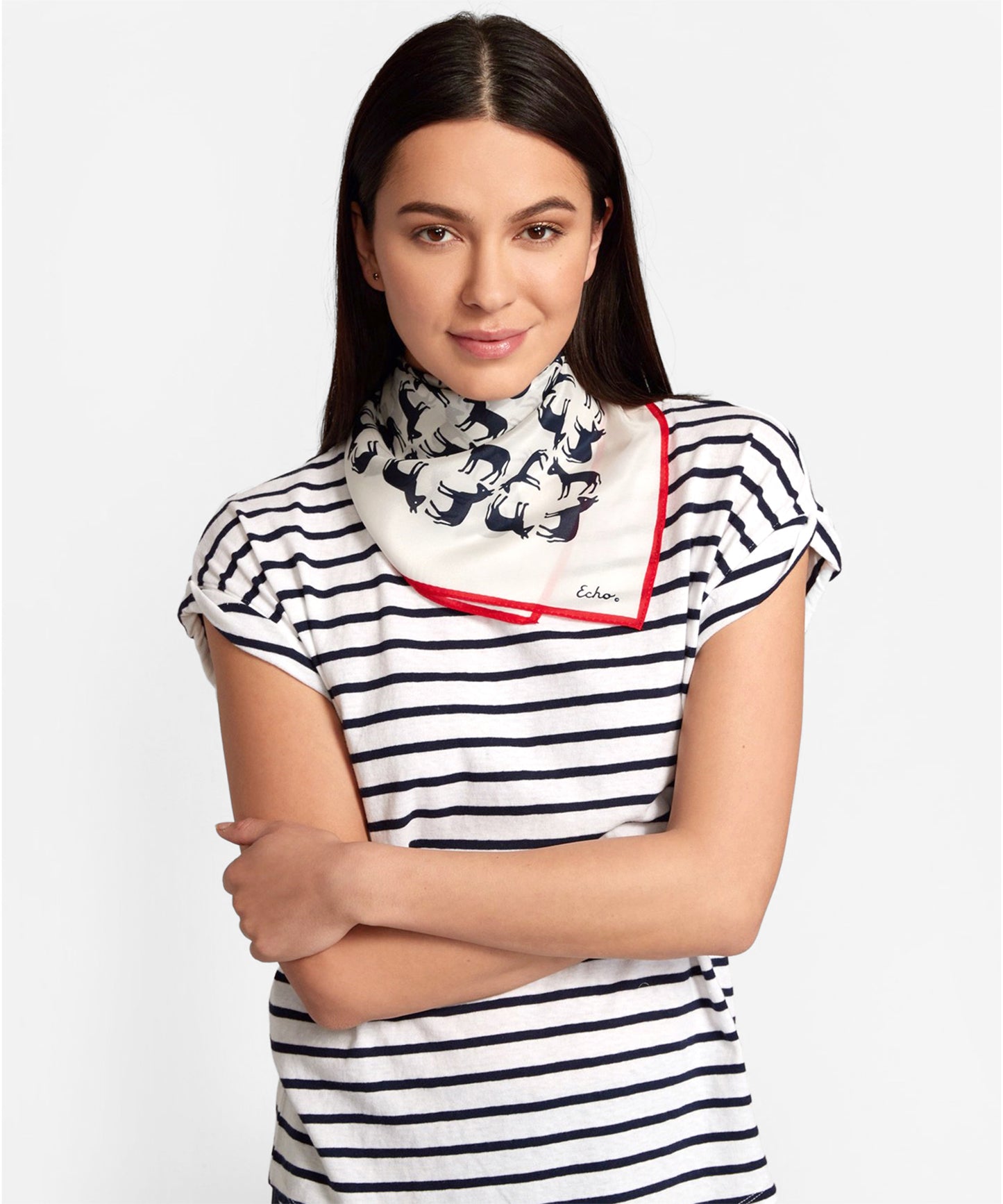Political Party Silk Scarf in color American Navy