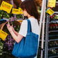 Terry Sydney Tote in color navy
