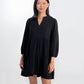 Supersoft Gauze Kiki Mini Dress in color Black