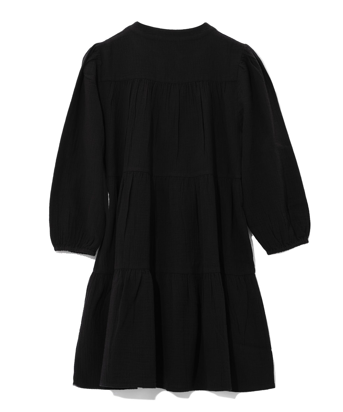 Supersoft Gauze Kiki Mini Dress in color Black