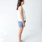 Double Gauze Beach Shorts in color Infinity Blue