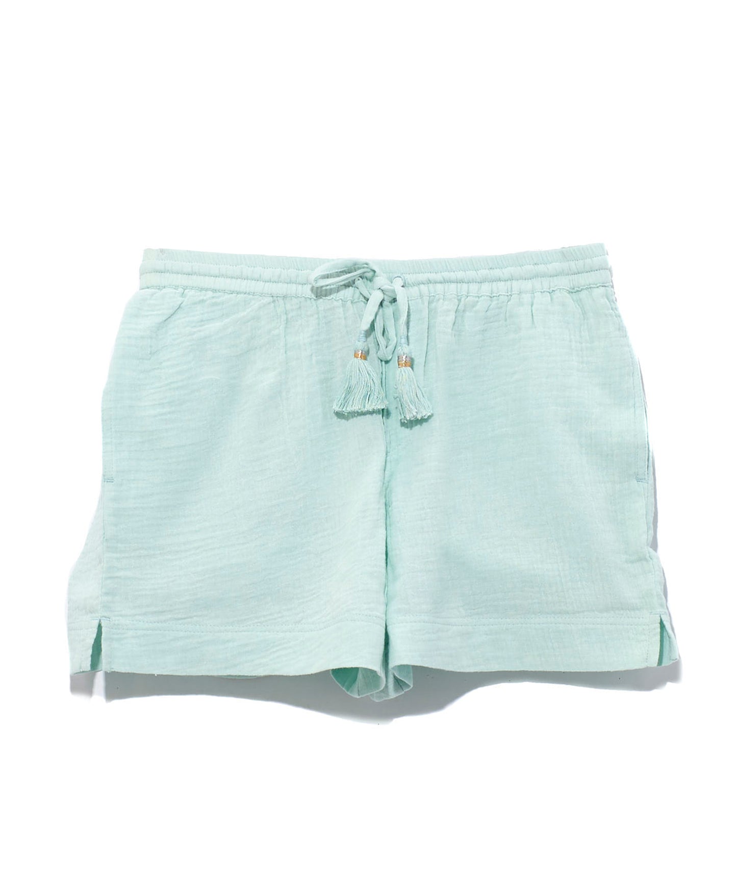 Double Gauze Beach Shorts in color Beach Glass
