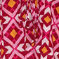 Geo Poolside Tunic Dress in color Russet
