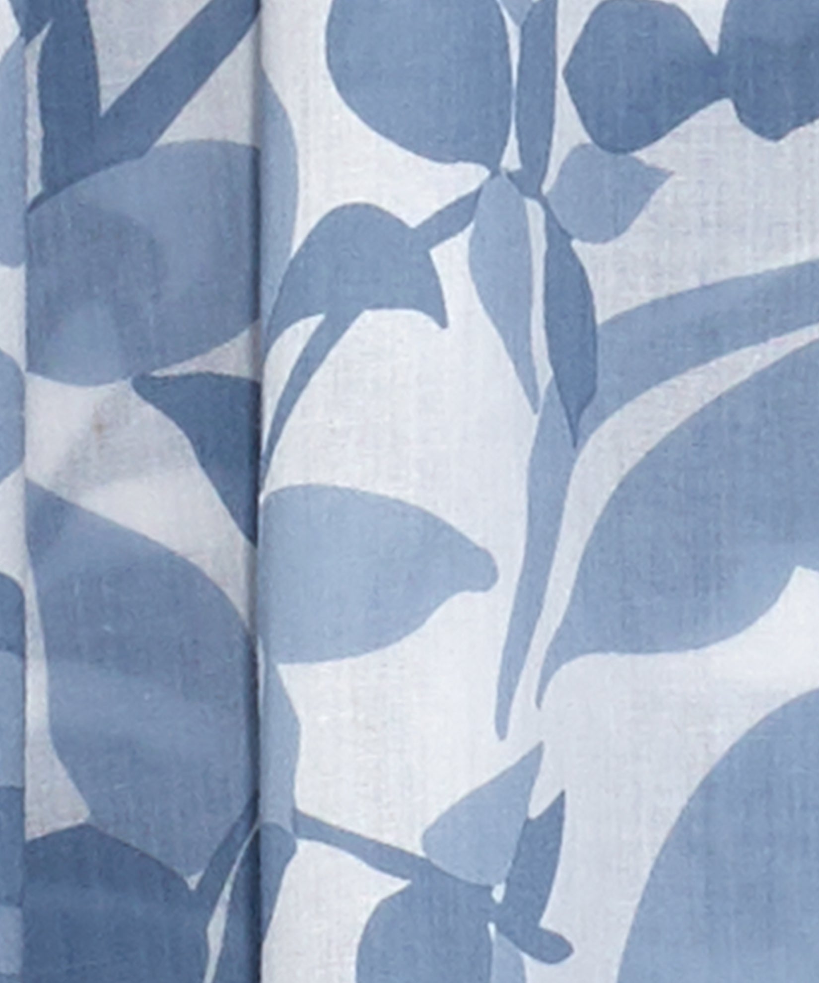 Birds Of Paradise Tassel Caftan in color Blue Heron