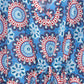 Porto Tile Butterfly Tassel Caftan in color Fresh Air