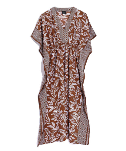 Casablanca Maxi Butterfly Caftan in color Cacao