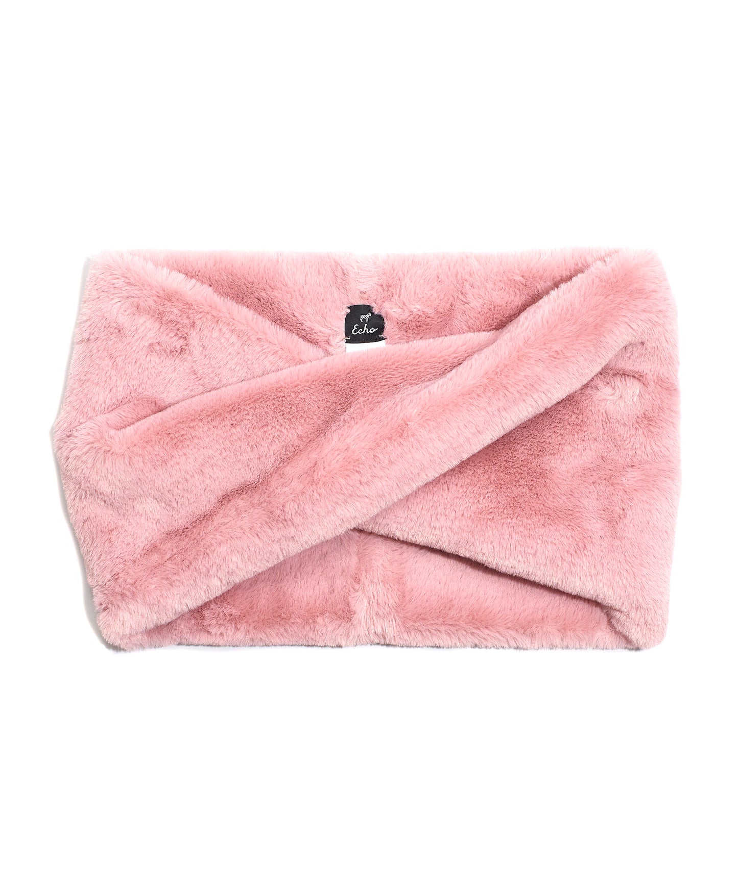 Faux Fur Twist Loop in color Cozy Pink