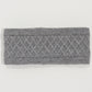 Diamond Cable Headband in color Echo Charcoal