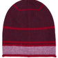 Colorblock Luxe Beanie in color Fig