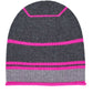 Colorblock Luxe Beanie in color Echo Charcoal