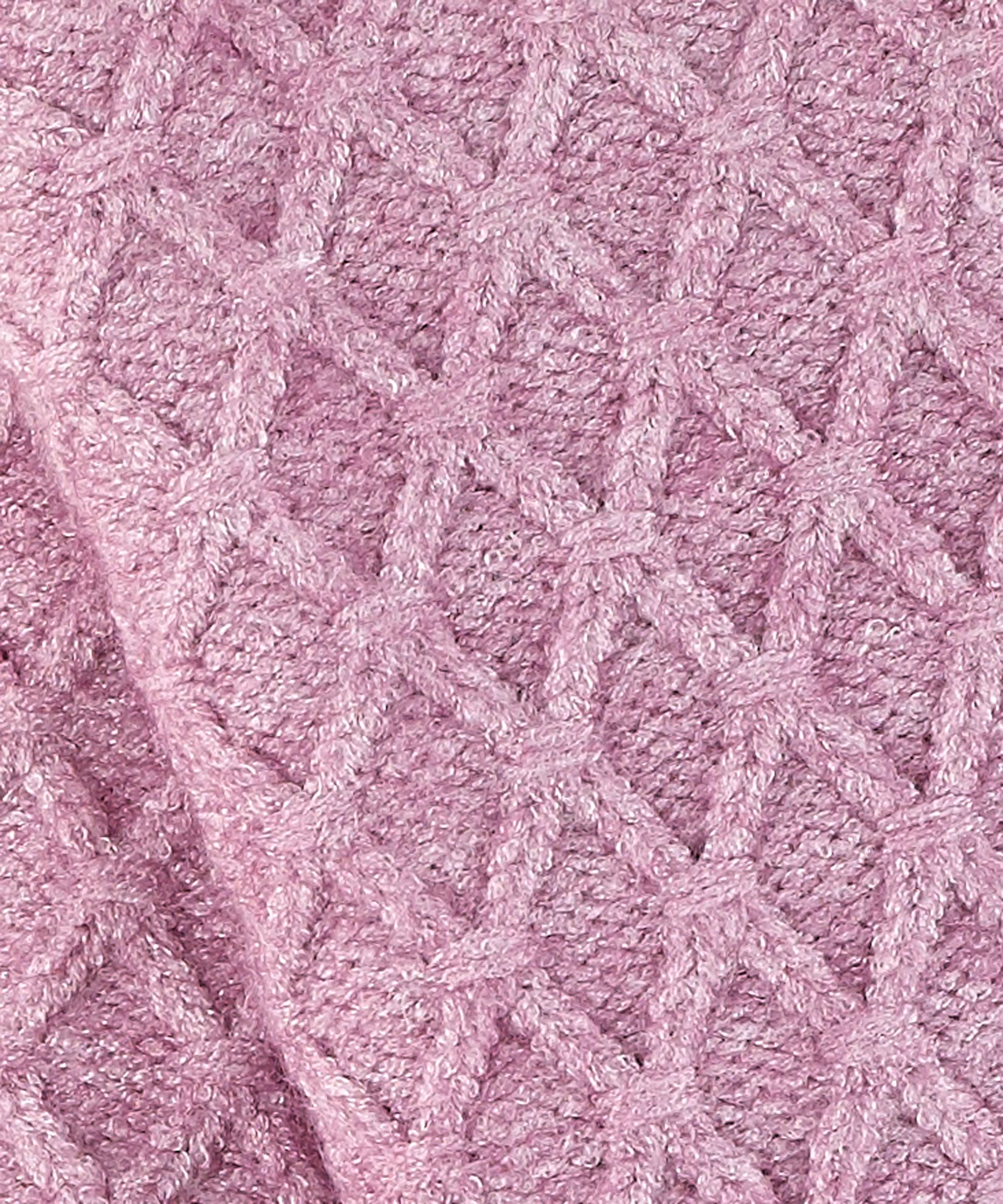 Diamond Fingerless Glove in color Orchid