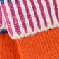 Lollipop Fingerless Glove in color Orange Poppy
