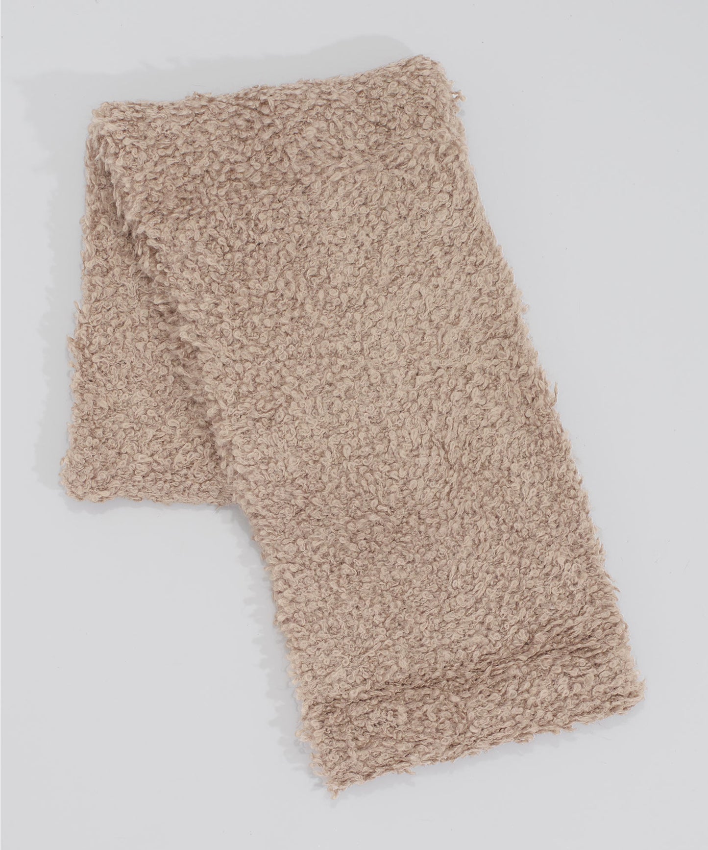 Boucle Double Layered Snood in color Teak