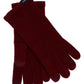 Echo Knit Touch Glove in color Garnet