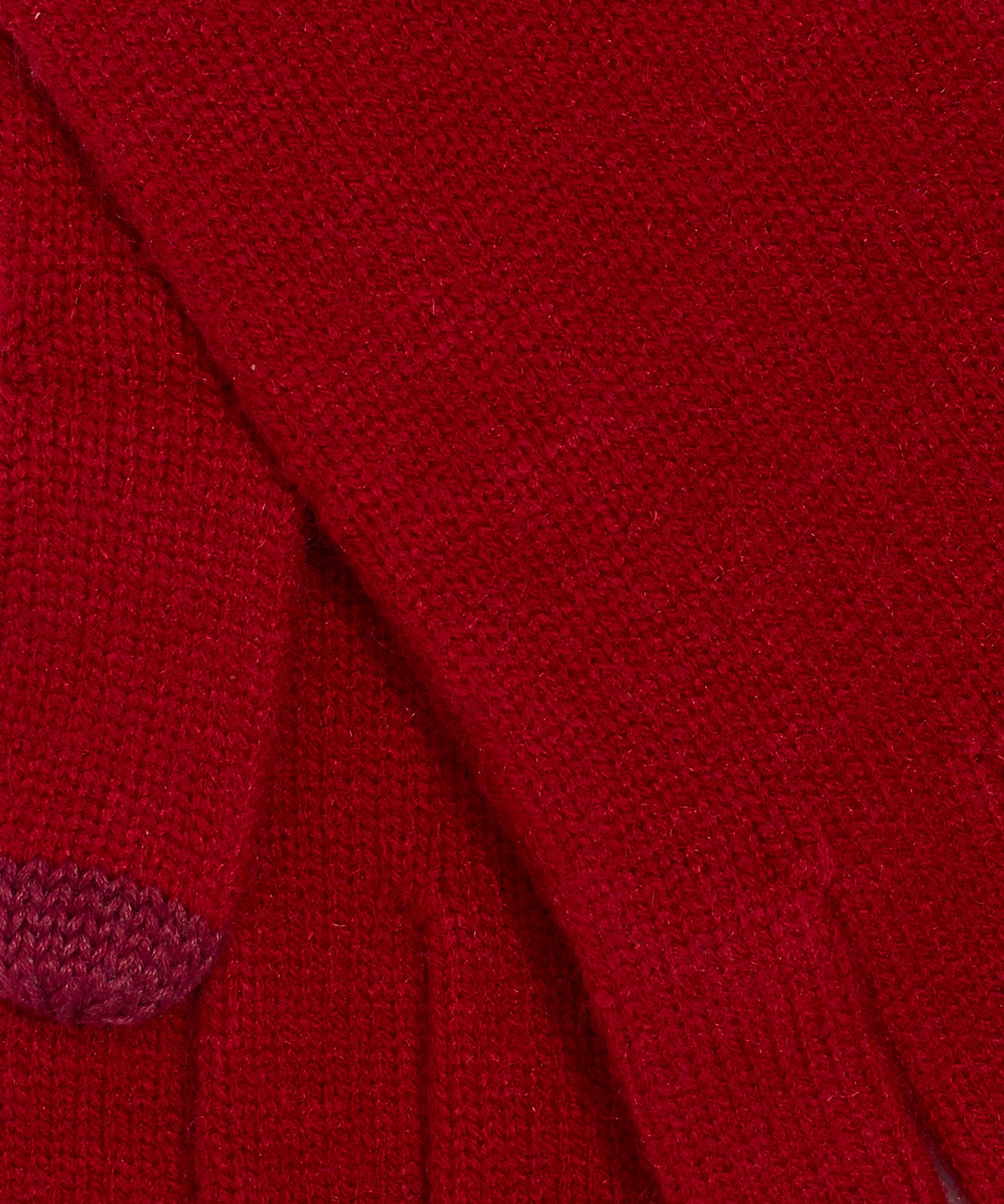 Echo Knit Touch Glove in color Ruby Red