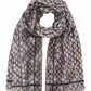 Python Jacquard Scarf in color Marshmallow
