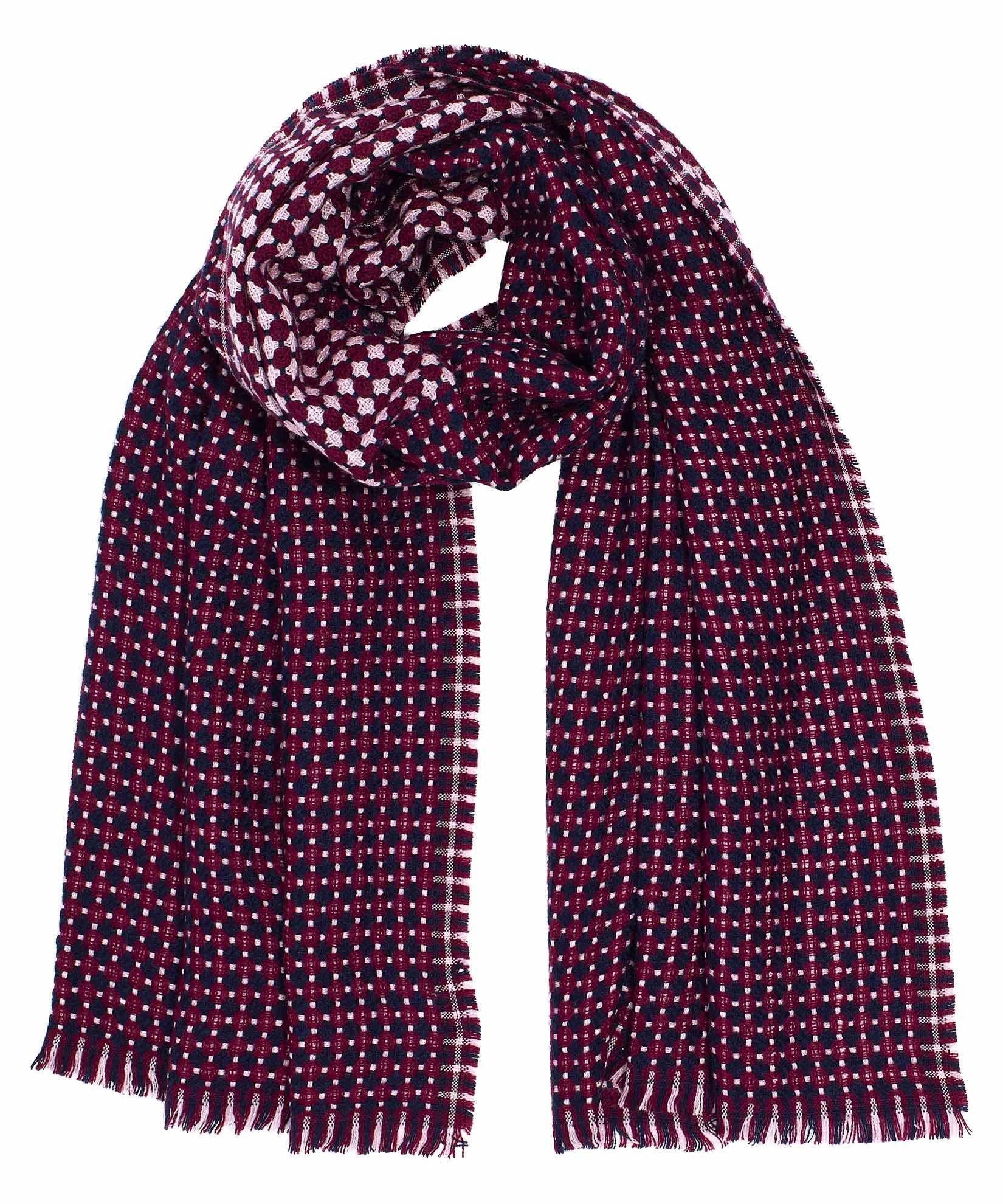 Cross Dot Scarf in color Pale Lilac