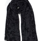 Boucle Flower Scarf in color Charcoal