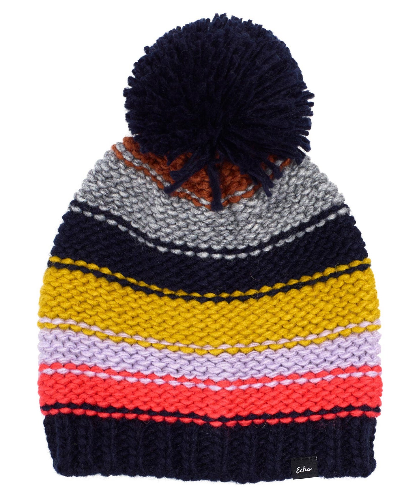 Chunky Stripe Pom Hat in color Multi