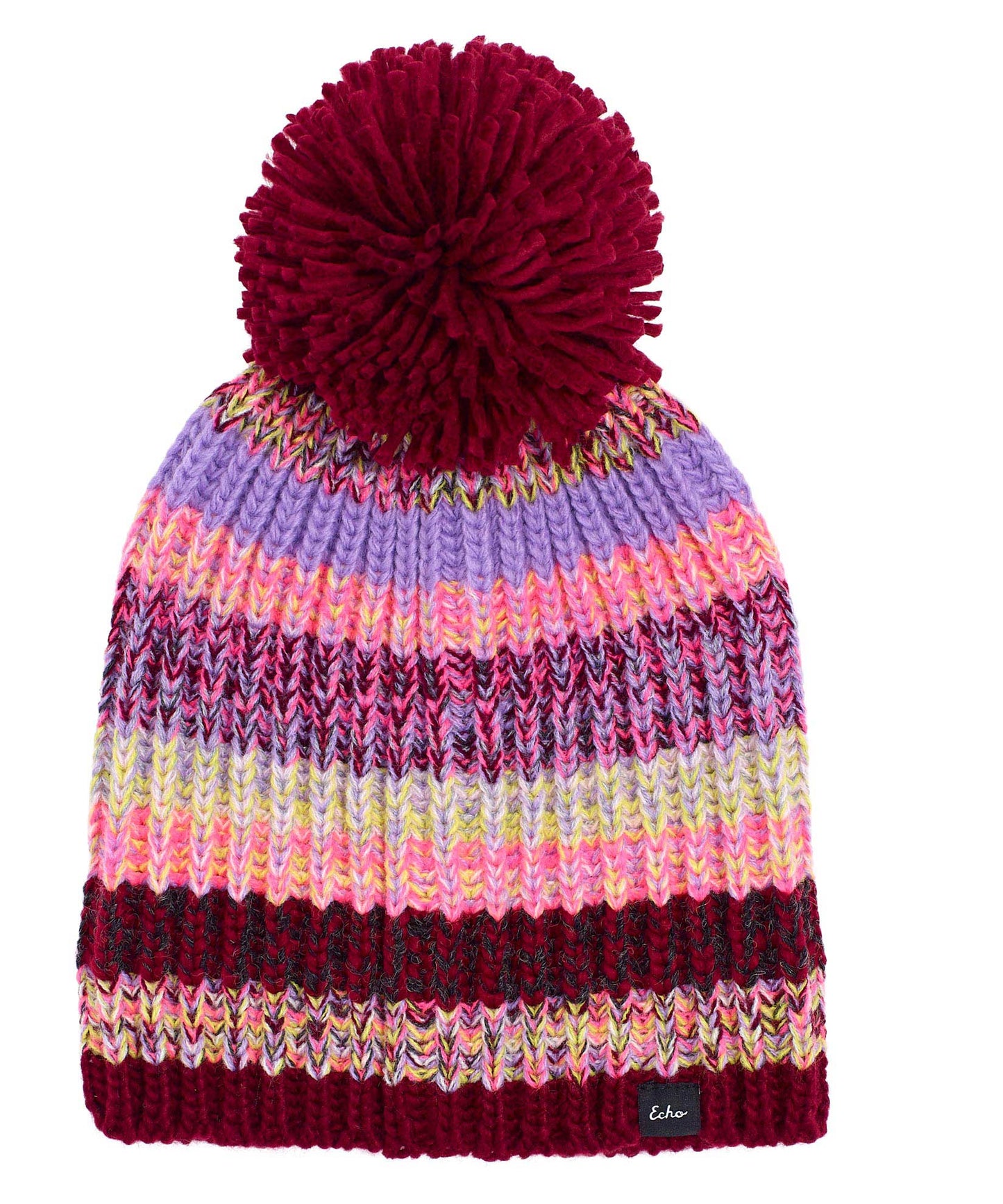 Crazy Marl Hat in color Red Multi