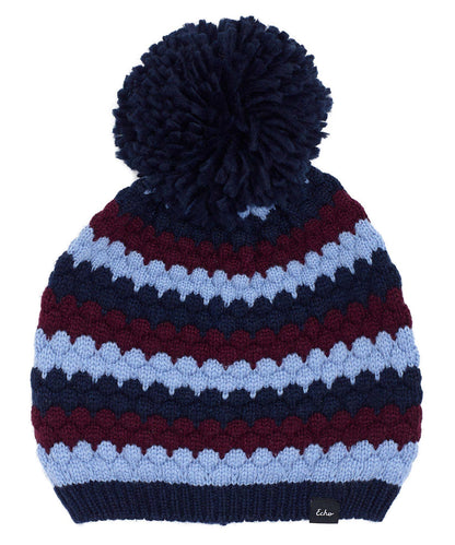 Recycled Bubble Hat in color Navy
