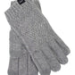 Recycled Cable Glove in color Silver