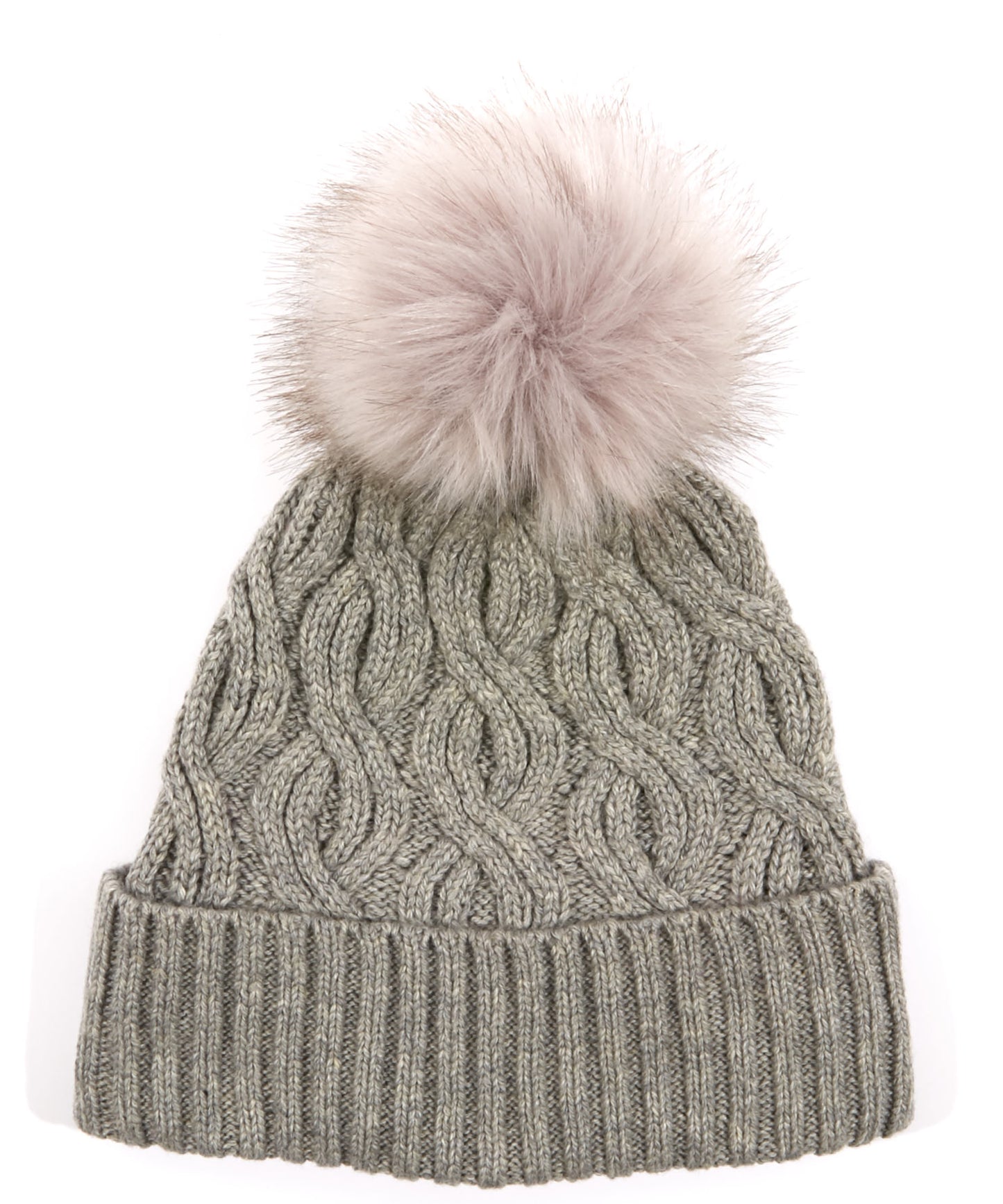 Recycled Pom Hat in color Silver