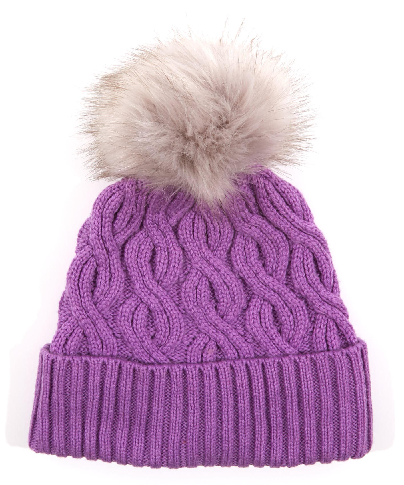 Recycled Pom Hat in color Amethyst