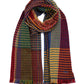 Waffle Plaid Blanket Wrap in color Multi