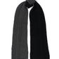 Colorbblock Rib Scarf in color Black/Charcoal