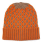 Recycled Bi-color Honeycomb Beanie in color Camel Heather
