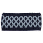 Recycled Bi-color Honeycomb Headband in color Navy