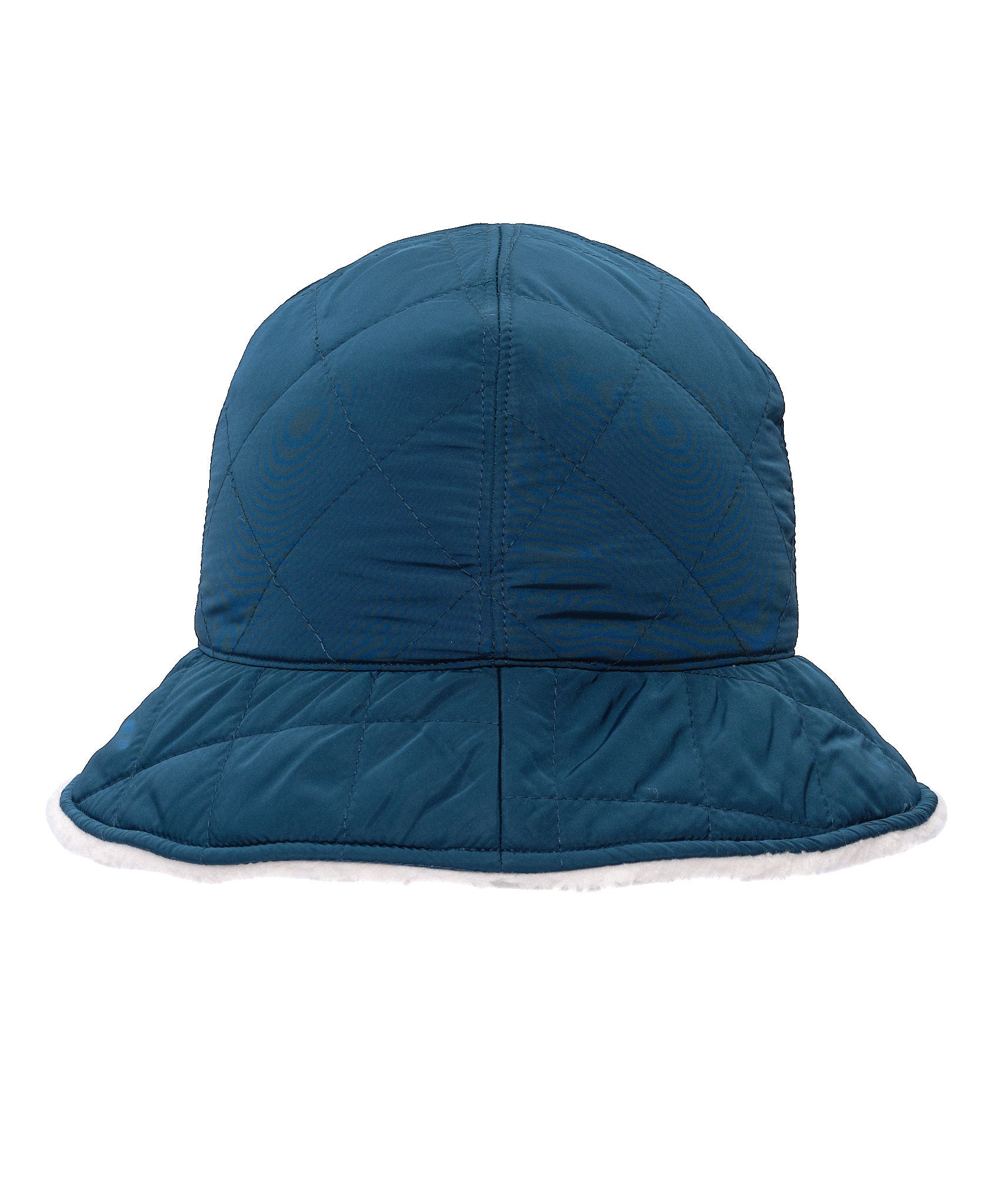 Reversible Quilted Hat in color Deep Teal