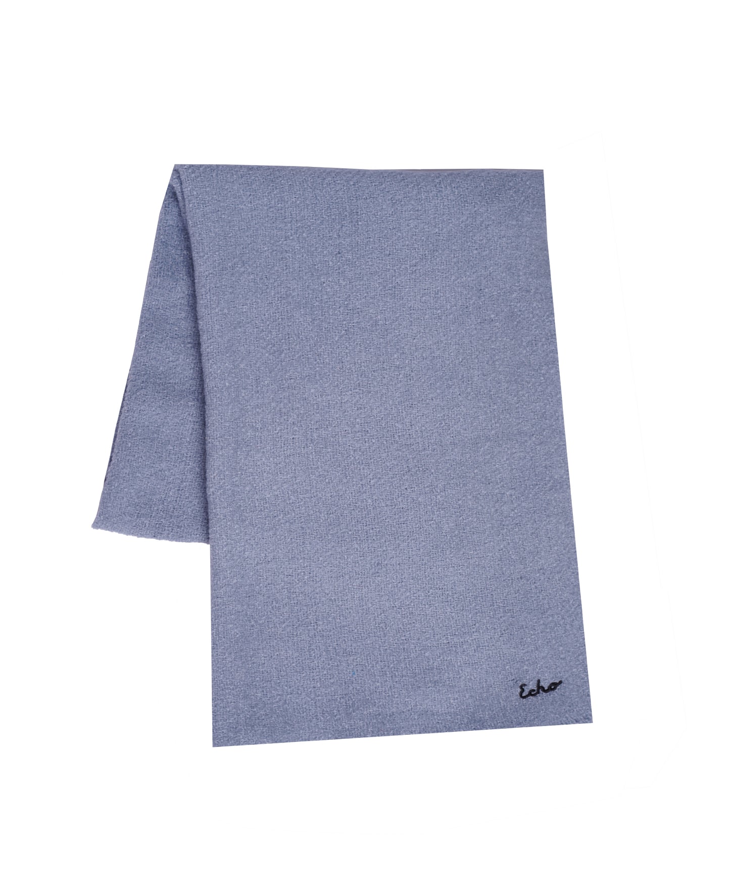 Plush Boucle Scarf in color Blue Shadow