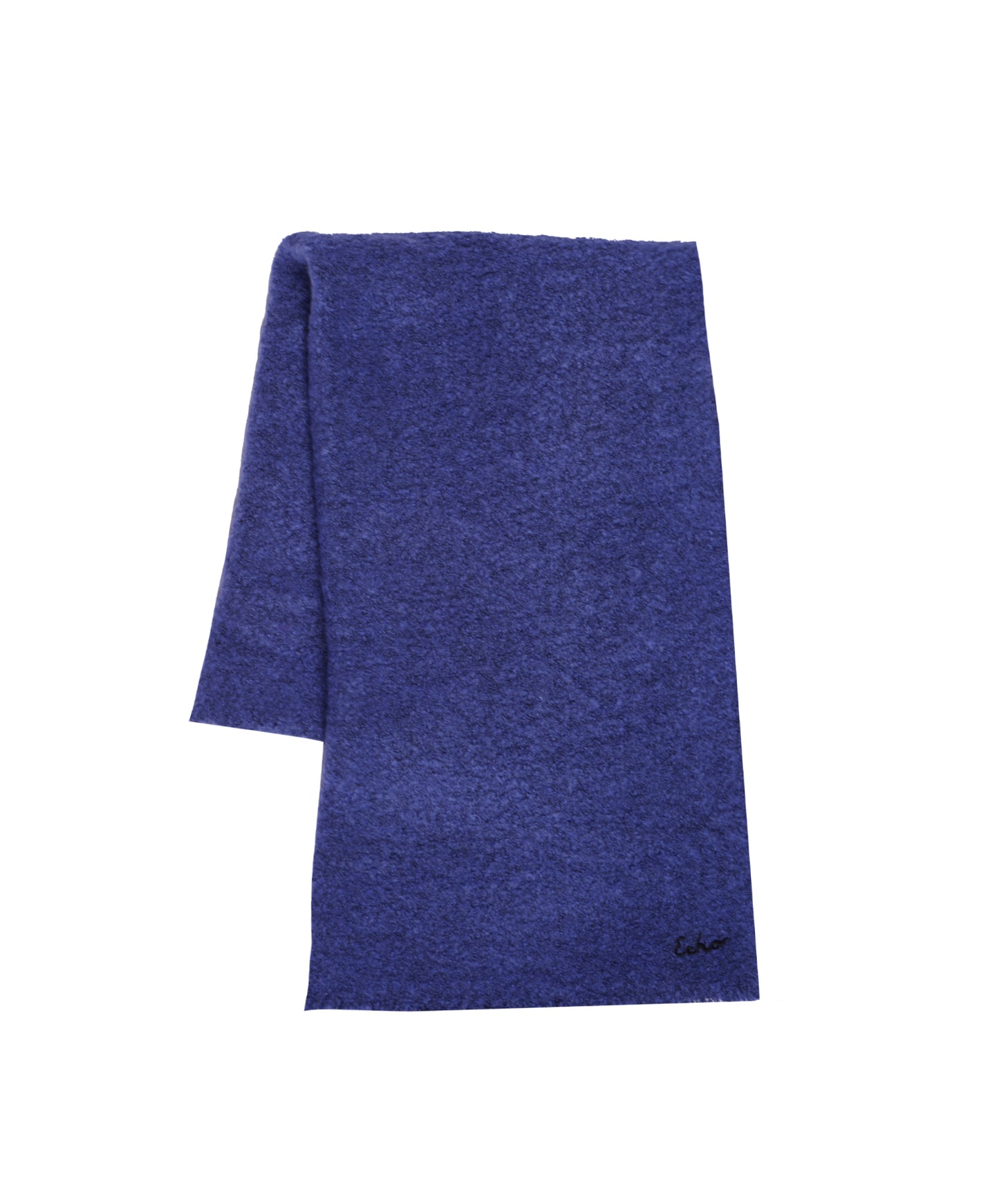 Plush Boucle Scarf in color Dazzling Blue