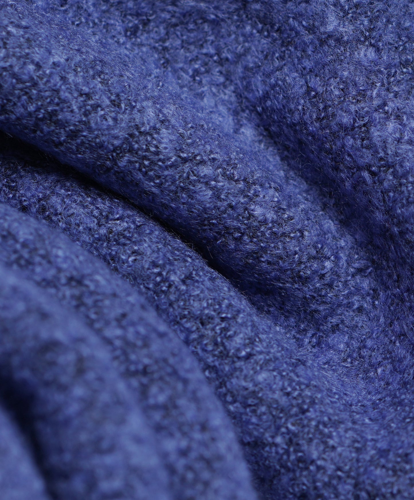 Plush Boucle Scarf in color Dazzling Blue