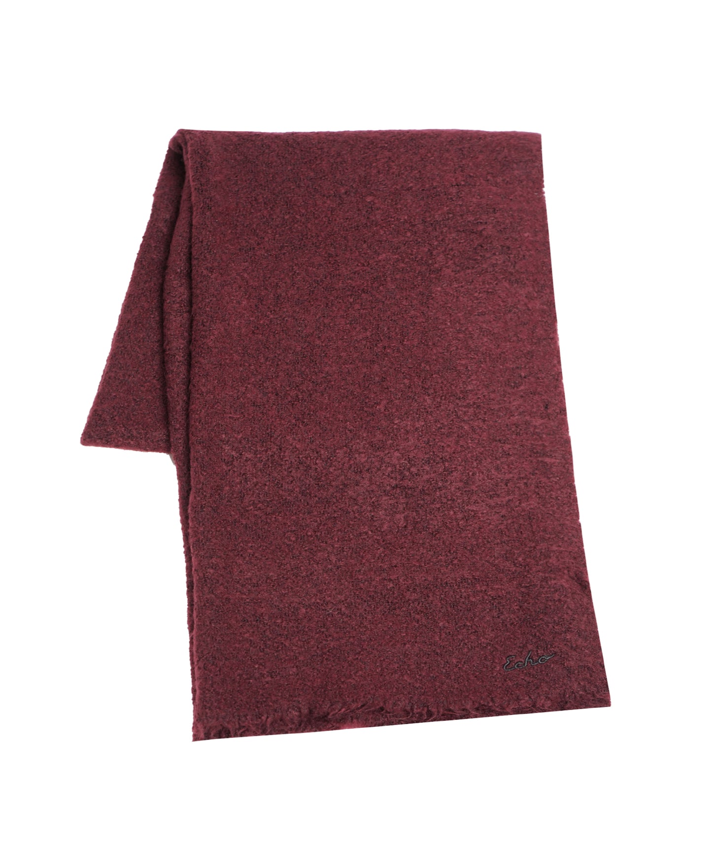 Plush Boucle Scarf in color Mulled Wine