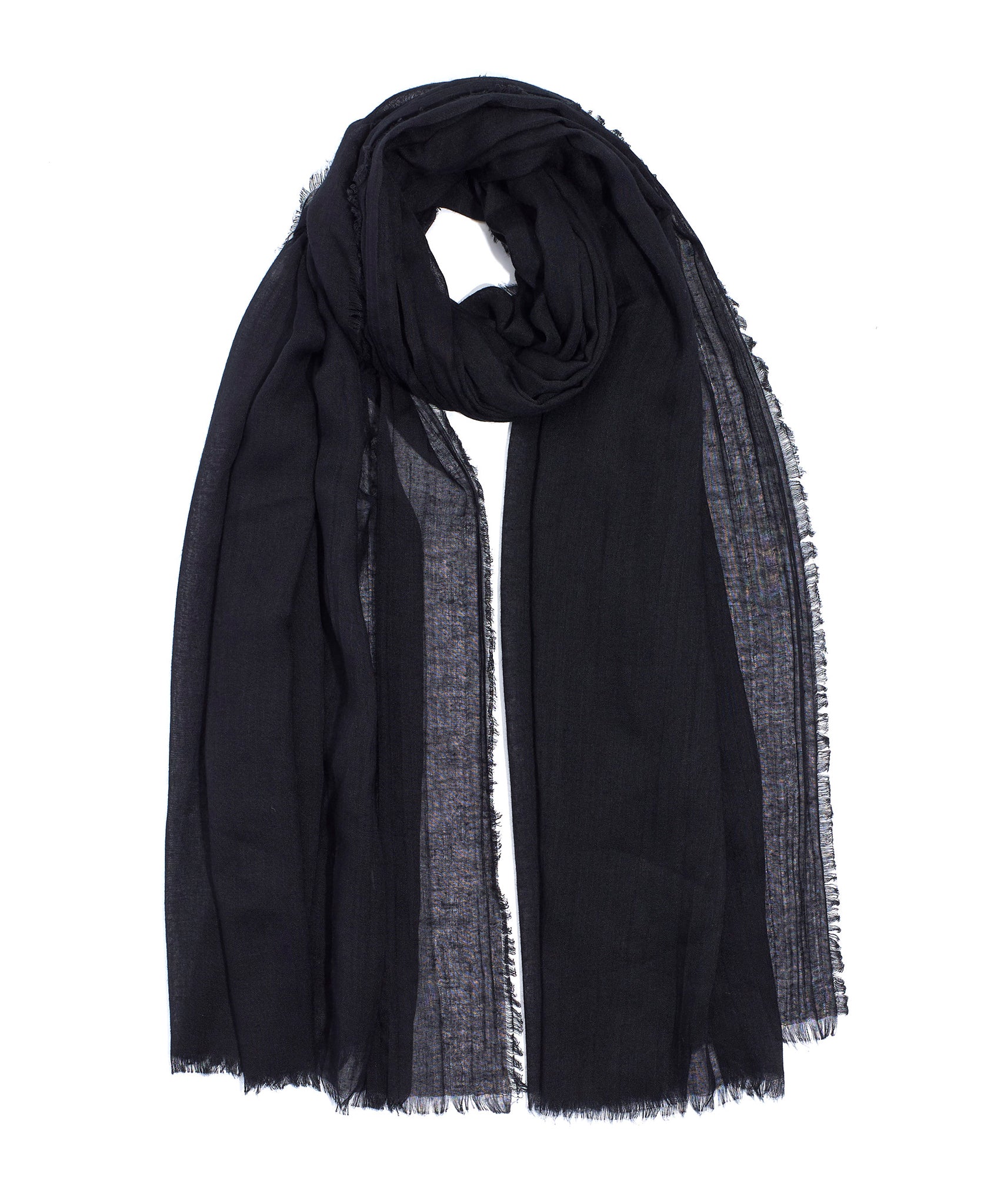 Echo Essentials Sustainable Crinkle Wrap in color Black