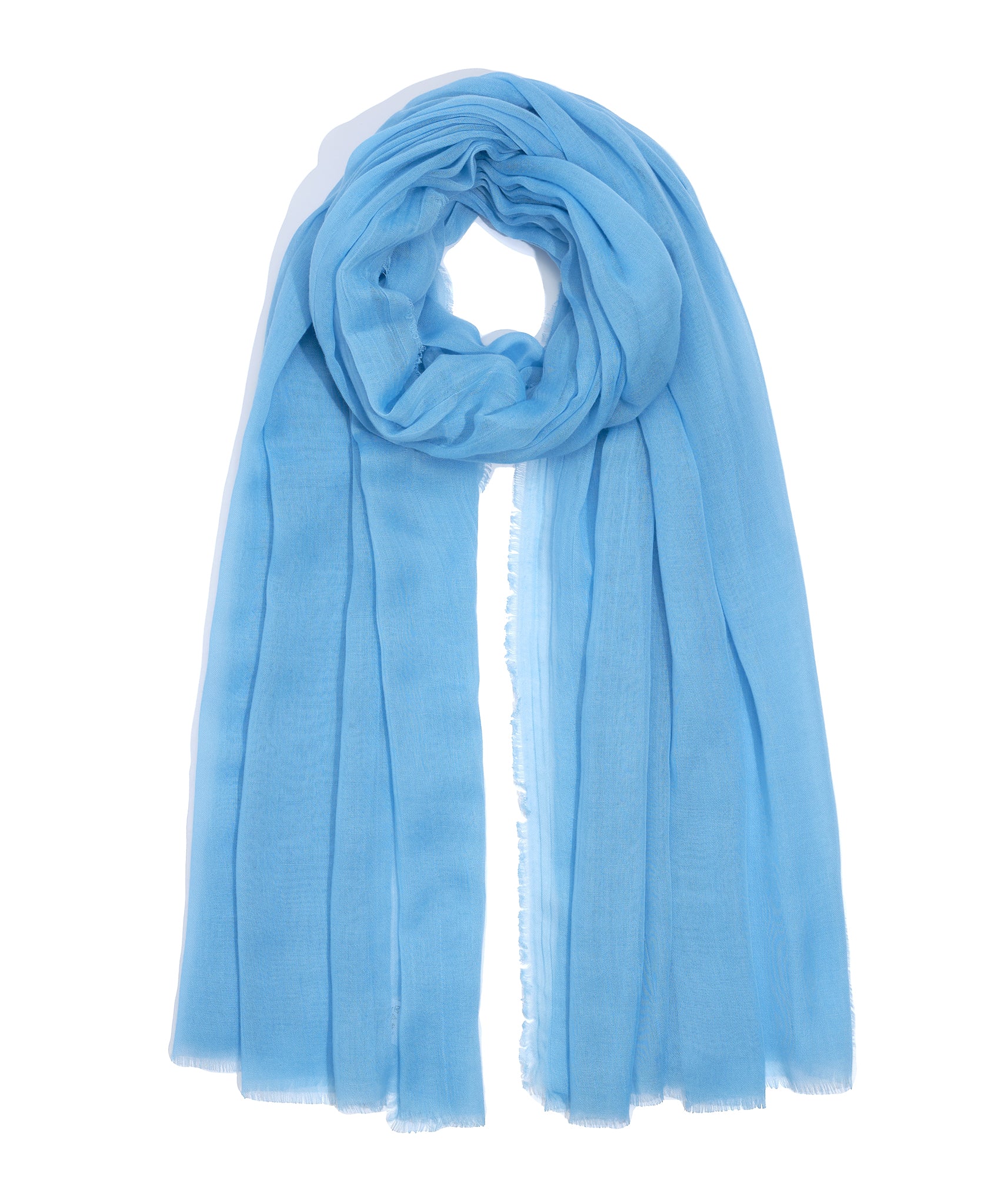 Echo Essentials Sustainable Crinkle Wrap in color Blue Lake