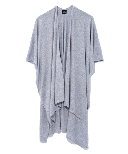 Echo Essentials Ruana in color Grey Heather