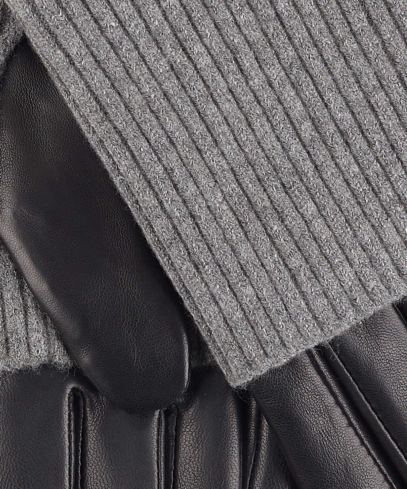 Fold Down Cuff Glove in color Black