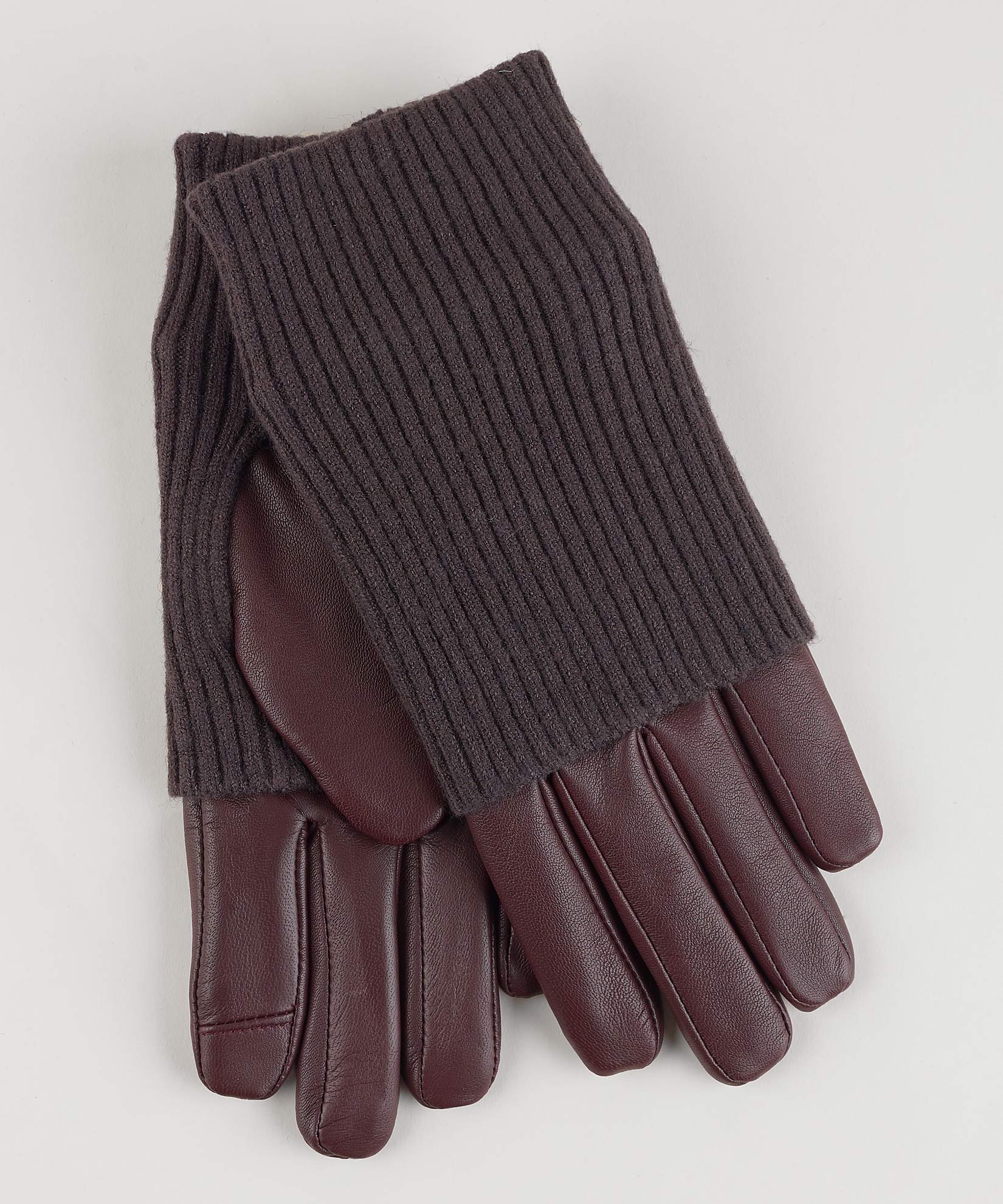 Jakke A Milla ribbed-cuffs gloves - Brown