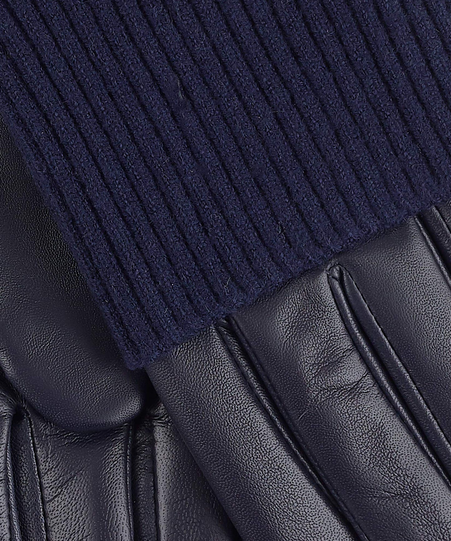 Fold Down Cuff Glove in color Navy