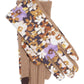 Floral Print Classic Touch Glove in color Goldenrod