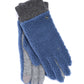 Sherpa Glove With Knit Cuff in color Sodalite