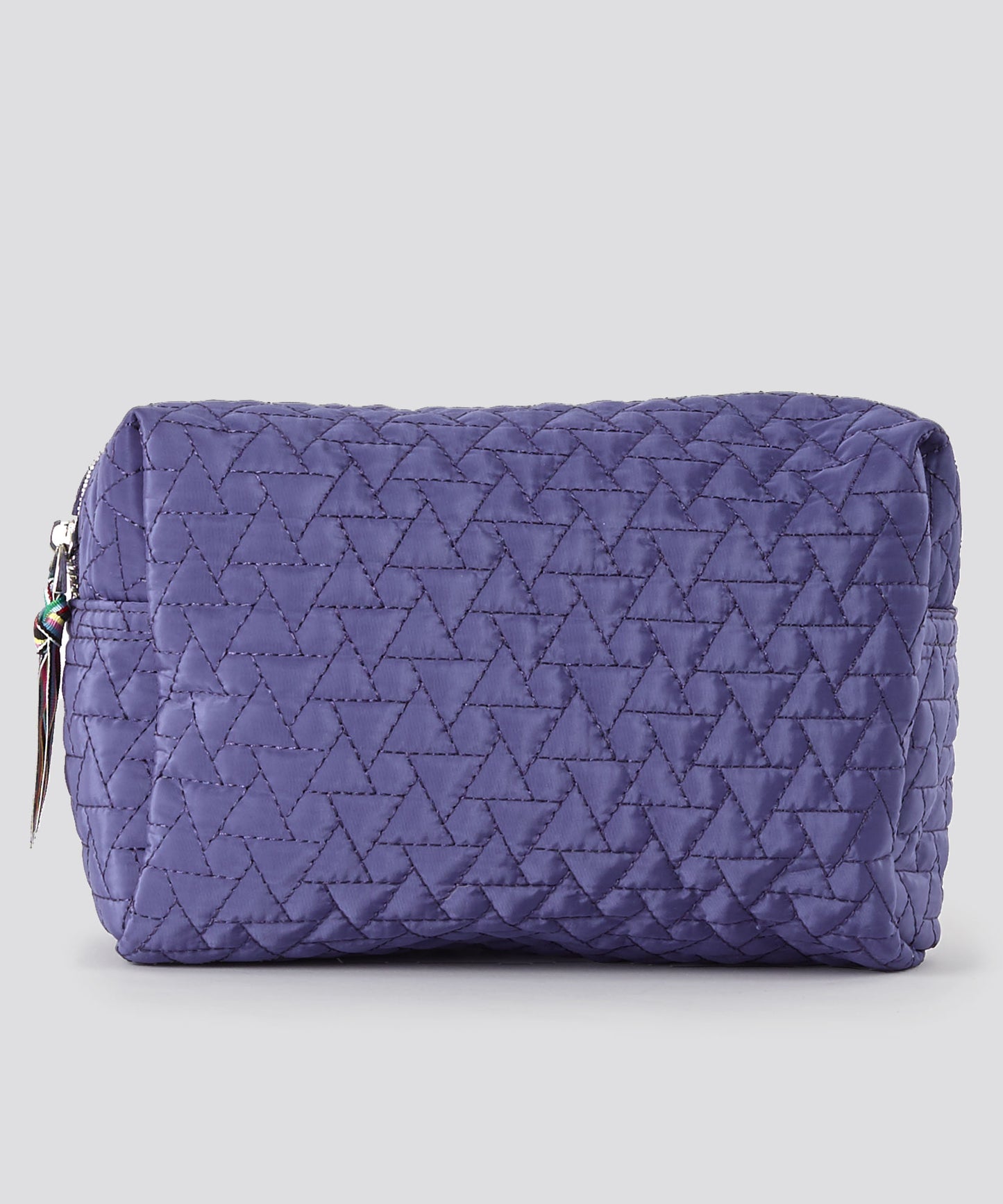 Quilted Corsica Cosmetic in color Chambray