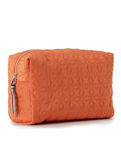 Quilted Corsica Cosmetic in color Sunset