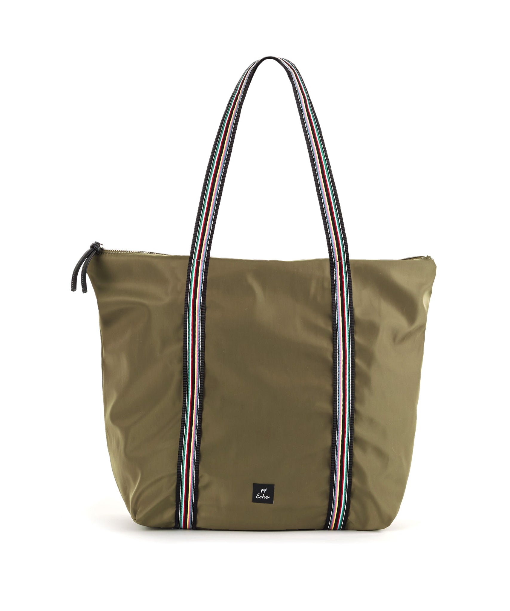 London Tote in color Evergreen