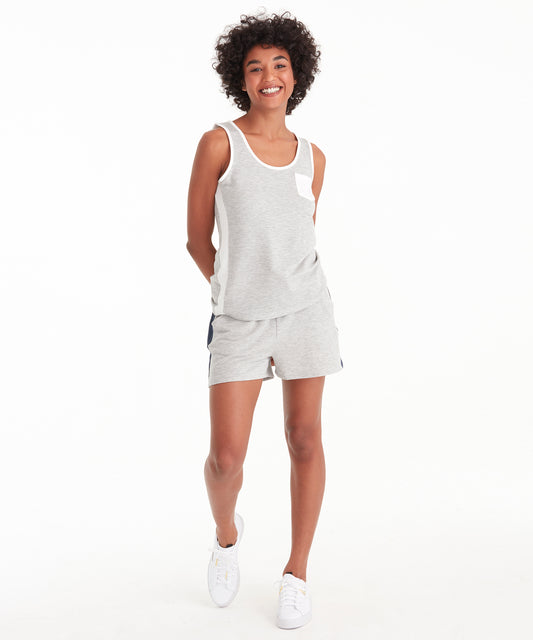 French Terry Tank Top in color Grey Heather